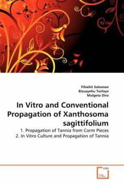 IN VITRO AND CONVENTIONAL PROPAGATION OF Xanthosoma sagittifolium - Solomon, Tifsehit;Tesfaye, Bizuayehu;Diro, Mulgeta