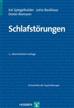 Schlafstörungen - Spiegelhalder, Kai;Backhaus, Jutta;Riemann, Dieter