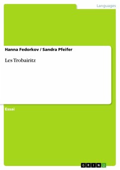 Les Trobairitz - Pfeifer, Sandra;Fedorkov, Hanna