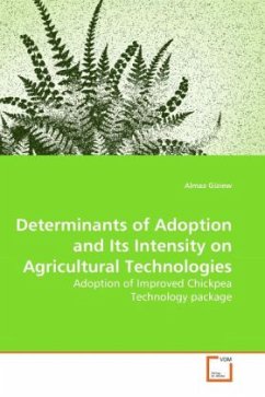 Determinants of Adoption and Its Intensity on Agricultural Technologies - Giziew, Almaz
