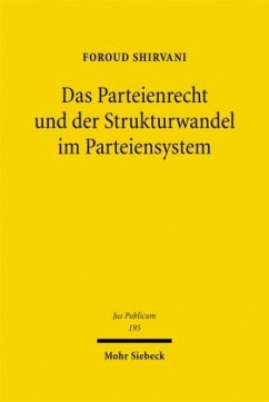 Das Parteienrecht und der Strukturwandel im Parteiensystem - Shirvani, Foroud Das Parteienrecht und der Strukturwandel im Parteiensystem - Shirvani, Foroud