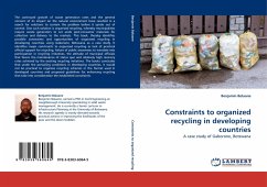 Constraints to organized recycling in developing countries