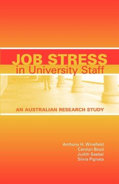 Job Stress in University Staff - Winefield, Anthony H.