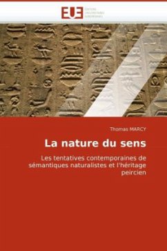 Cover La Nature Du Sens