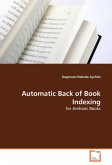 Automatic Back of Book Indexing