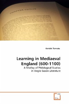 Learning in Mediaeval England (600-1100) - Tamoto, Kenichi