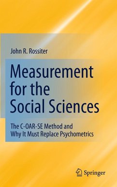 Measurement for the Social Sciences - Rossiter, John R.