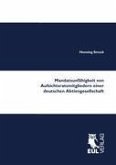 Mandatsunfähigkeit von Aufsichtsratsmitgliedern einer deutschen Aktiengesellschaft