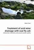 Treatment of acid mine drainage with coal fly ash