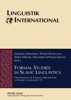 Formal Studies in Slavic Linguistics
