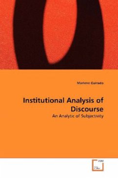 Institutional Analysis of Discourse - GUIRADO, MARLENE