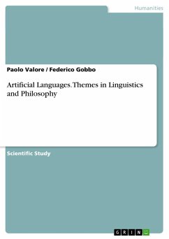 Artificial Languages. Themes in Linguistics and Philosophy