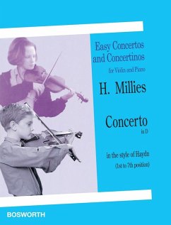 Cover Konzert D-Dur im Stile Joseph Haydns für Violine und Klavier