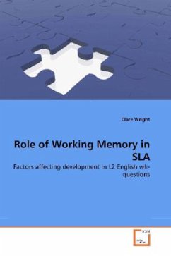 Role of Working Memory in SLA - Wright, Clare