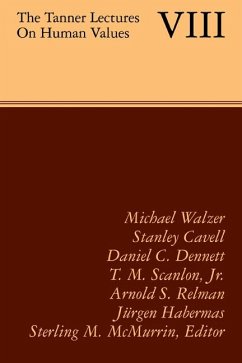 Cover The Tanner Lectures on Human Values