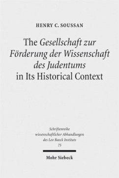 Cover The Gesellschaft zur Förderung der Wissenschaft des Judentums in Its Historical Context
