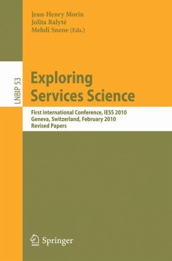 Exploring Services Science