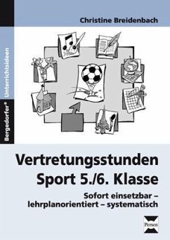 Vertretungsstunden Sport 5./6. Klasse - Breidenbach, Christine