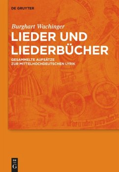 Lieder und Liederbücher - Wachinger, Burghart