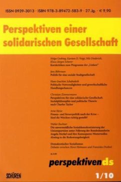 Cover Perspektiven einer solidarischen Gesellschaft