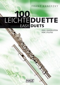 100 leichte Duette für 2 Querflöten - Kanefzky, Franz