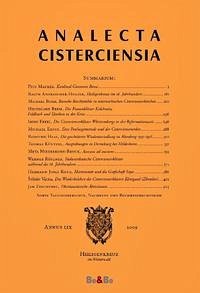 Analecta Cisterciensia 59 (2009)