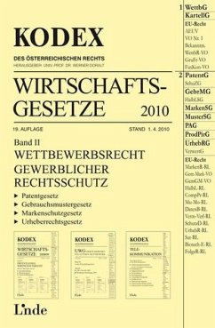 Cover KODEX Wirtschaftsgesetze Band II