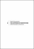 Autopoiesis of Architecture V1