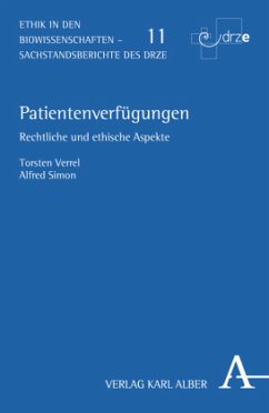 Patientenverfügungen - Verrel, Torsten;Simon, Alfred