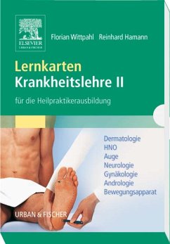 Lernkarten Krankheitslehre II für die Heilpraktikerausbildung - Lernkarten Krankheitslehre II für die Heilpraktikerausbildung Wittpahl, Florian and Hamann, Reinhard