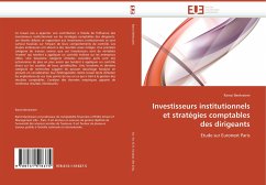 Investisseurs institutionnels et stratégies comptables des dirigeants - Benkraiem, Ramzi