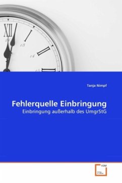 Fehlerquelle Einbringung - Nimpf, Tanja