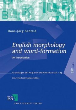 English morphology and word-formation - Schmid, Hans-Jörg
