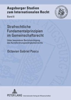 Cover Strafrechtliche Fundamentalprinzipien im Gemeinschaftsrecht