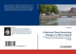 A Doctoral Thesis Examining Change in a HEI in Ireland