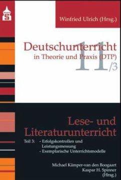 Cover Erfolgskontrollen und Leistungsmessung; Exemplarische Unterrichtsmodelle / Lese- und Literaturunterricht Tl.3