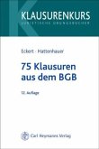 75 Klausuren aus dem BGB