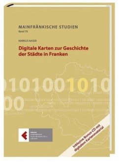 Cover Digitale Karten zur Geschichte der Städte in Franken, m. CD-ROM