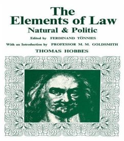 Elements of Law, Natural and Political - Hobbes, Thomas