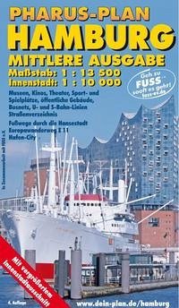 Pharus-Plan Hamburg Mittlere Ausgabe