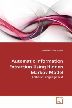 Automatic Information Extraction Using Hidden Markov Model - Yassin Hamid, Ibrahim
