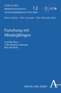 Forschung mit Minderjährigen - Boos, Joachim;Heinrichs, Bert;Spranger, Tade M.