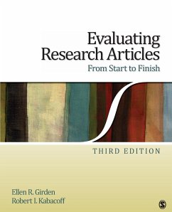 Evaluating Research Articles From Start to Finish - Girden, Ellen R.; Kabacoff, Robert