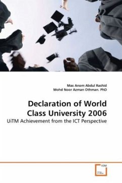 Declaration of World Class University 2006 - Abdul Rashid, Mas Anom;Othman, Mohd Noor Azman