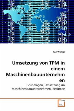 Cover Umsetzung von TPM in einem Maschinenbauunternehmen