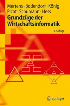 Cover Mertens, Bodendorf, Picot u.a., Grundzüge der Wirtschaftsinformatik