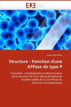 Structure - Fonction D'Une Atpase de Type P - DELAVOIE, Franck