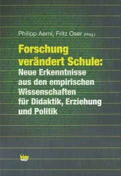 Cover Forschung verändert Schule