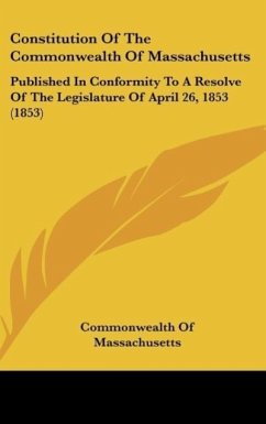 Constitution Of The Commonwealth Of Massachusetts