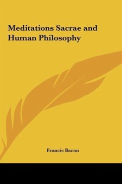 Meditations Sacrae and Human Philosophy